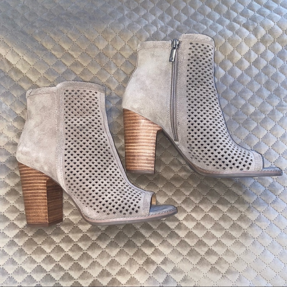 Lucky Brand Open Toe Booties